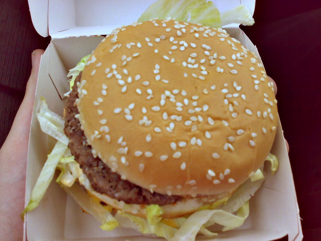 A Big Mac served in the Czech Republic