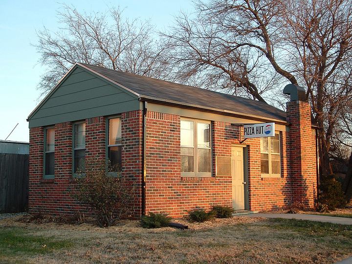 The original Pizza Hut building in Wichita, Kansas