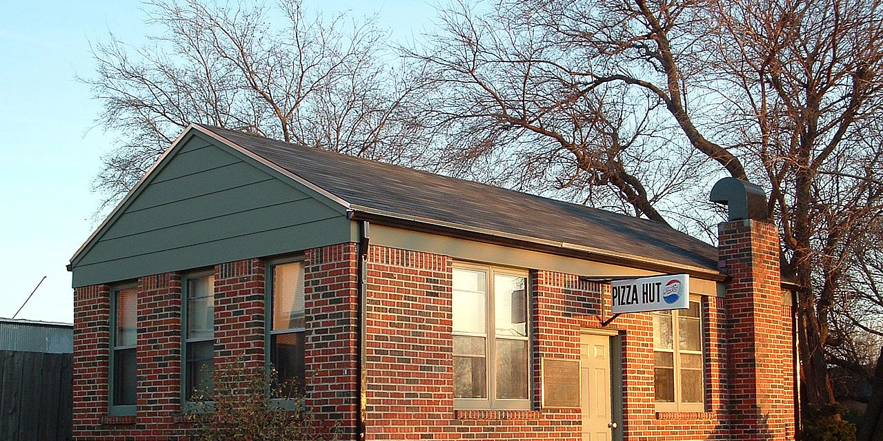 The original Pizza Hut building in Wichita, Kansas